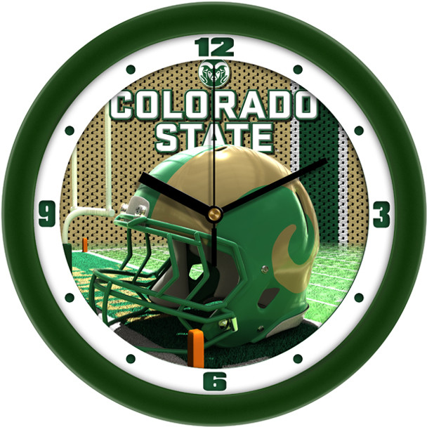 Colorado State Rams - Football Helmet Team Wall Clock