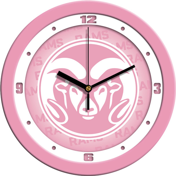 Colorado State Rams - Pink Team Wall Clock