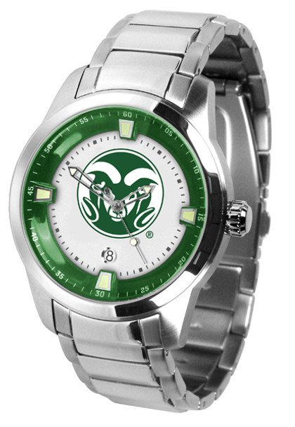 Men's Colorado State Rams - Titan Steel Watch