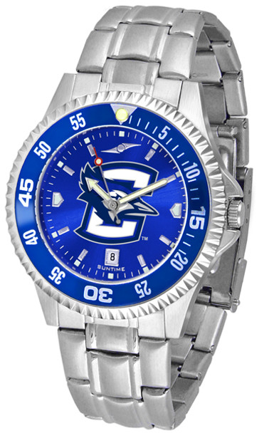 Men's Creighton University Bluejays - Competitor Steel AnoChrome - Color Bezel Watch