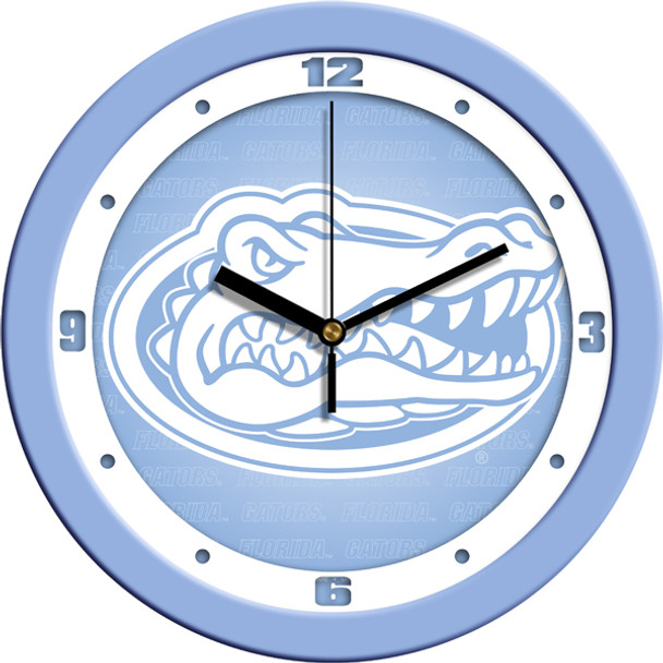 Florida Gators - Baby Blue Team Wall Clock