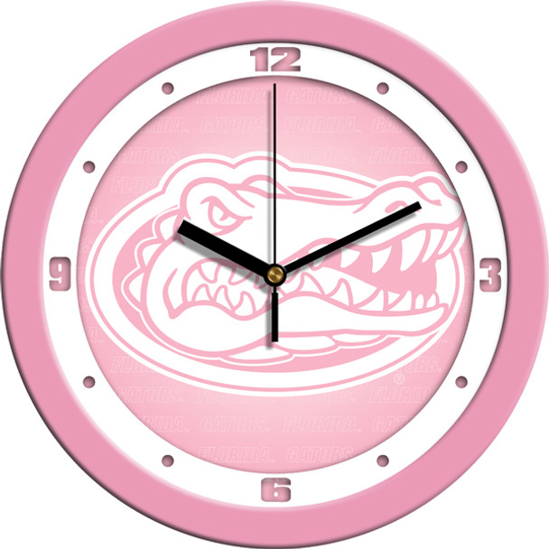 Florida Gators - Pink Team Wall Clock