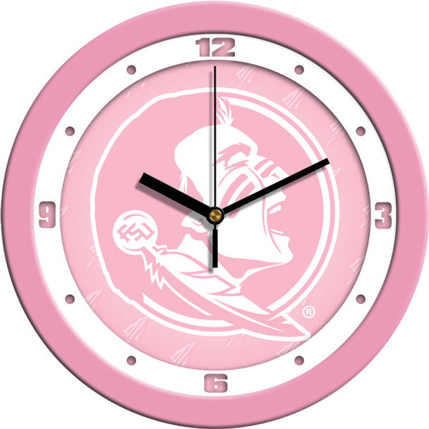 Florida State Seminoles - Pink Team Wall Clock