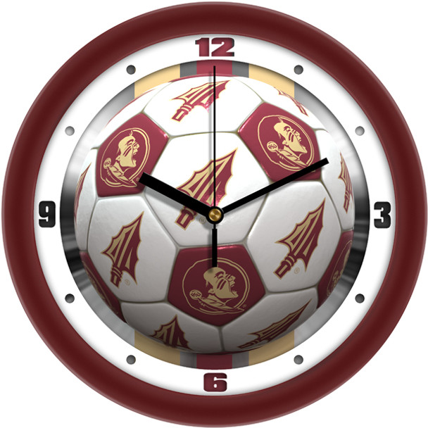 Florida State Seminoles- Soccer Team Wall Clock