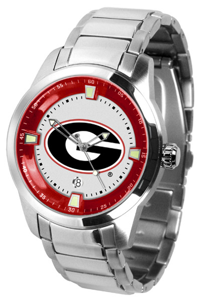 Men's Georgia Bulldogs - Titan Steel Watch