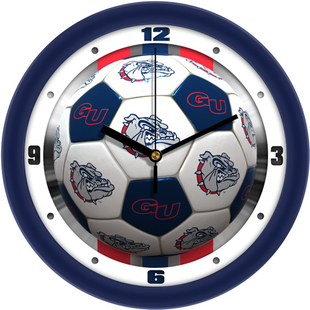 Gonzaga Bulldogs- Soccer Team Wall Clock