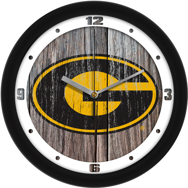 Grambling State University Tigers - Weathered Wood Team Wall Clock