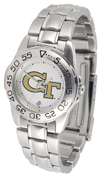 Ladies' Georgia Tech Yellow Jackets - Sport Steel Watch