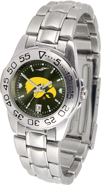 Ladies' Iowa Hawkeyes - Sport Steel AnoChrome Watch