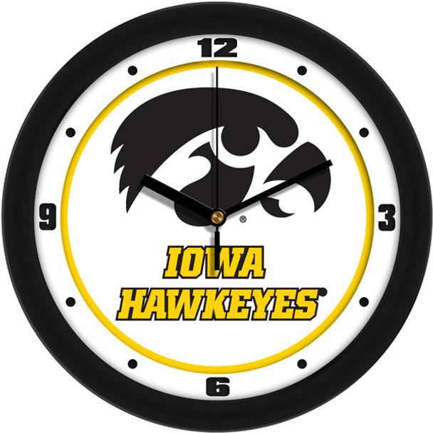 Iowa Hawkeyes - Traditional Team Wall Clock