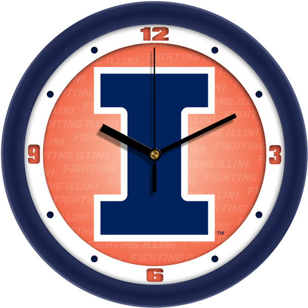 Illinois Fighting Illini - Dimension Team Wall Clock