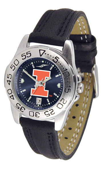 Ladies' Illinois Fighting Illini - Sport AnoChrome Watch