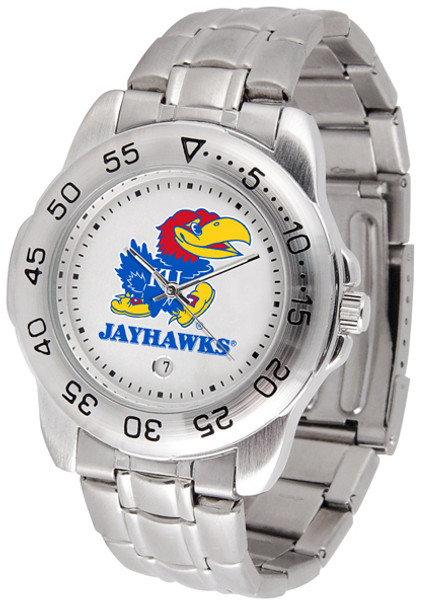 Men's Kansas Jayhawk - Sport Steel Watch