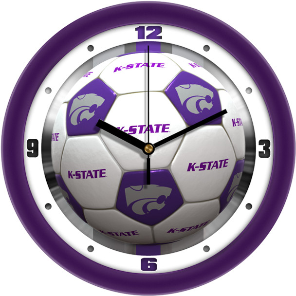 Kansas State Wildcats- Soccer Team Wall Clock