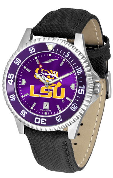 Men's LSU Tigers - Competitor AnoChrome - Color Bezel Watch