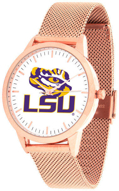 LSU Tigers - Mesh Statement Watch - Rose Band