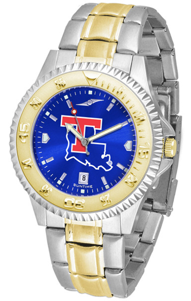 Men's Louisiana Tech Bulldogs - Competitor Two - Tone AnoChrome Watch