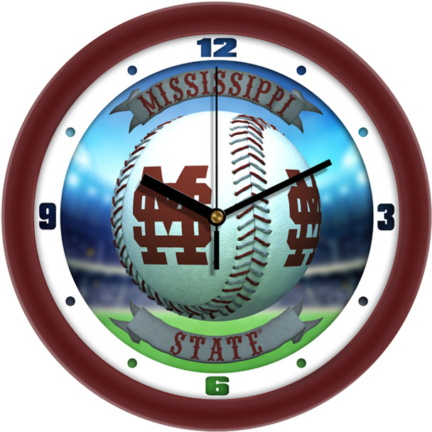 Mississippi State Bulldogs - Home Run Team Wall Clock