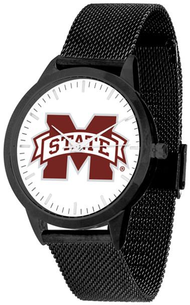 Mississippi State Bulldogs - Mesh Statement Watch - Black Band Mississippi State Bulldogs - Mesh Statement Watch - Black Band