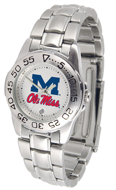 Ladies' Mississippi Rebels - Ole Miss - Sport Steel Watch