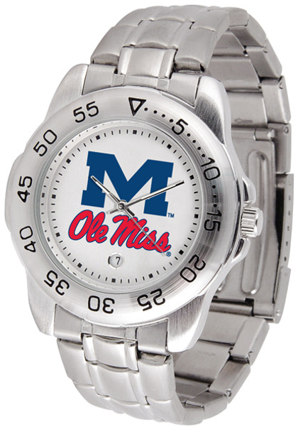 Men's Mississippi Rebels - Ole Miss - Sport Steel Watch