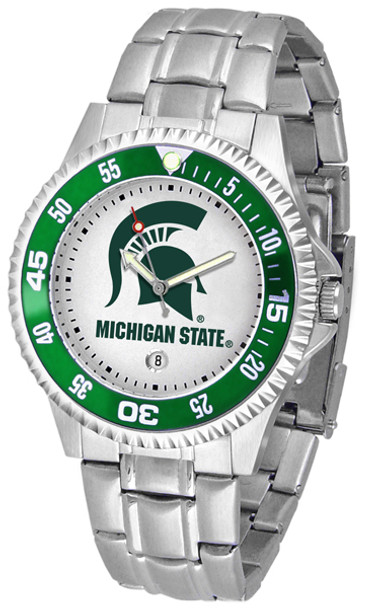 Men's Michigan State Spartans - Competitor Steel Watch