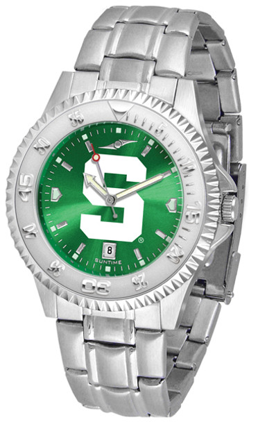 Men's Michigan State Spartans - Competitor Steel AnoChrome Watch