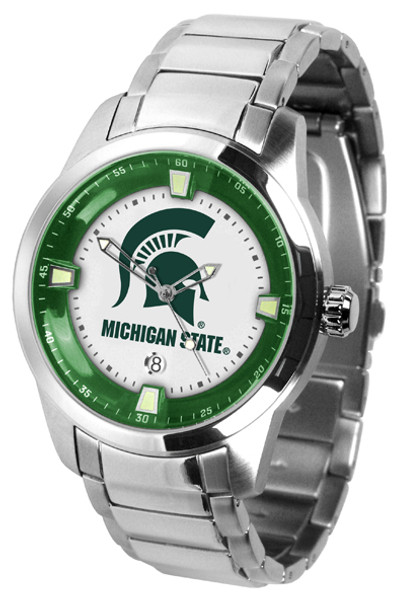 Men's Michigan State Spartans - Titan Steel Watch