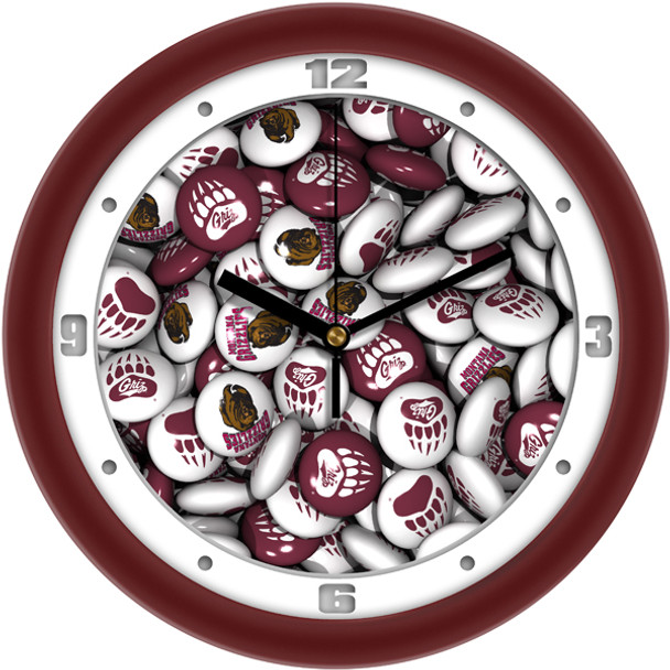 Montana Grizzlies - Candy Team Wall Clock