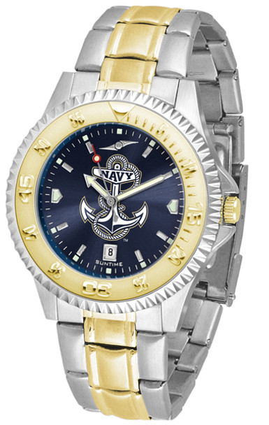 Men's Naval Academy Midshipmen - Competitor Two - Tone AnoChrome Watch