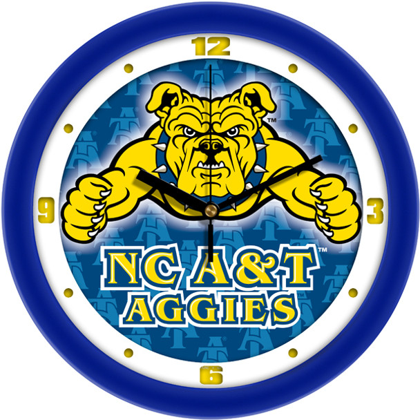 North Carolina A&T Aggies - Dimension Team Wall Clock