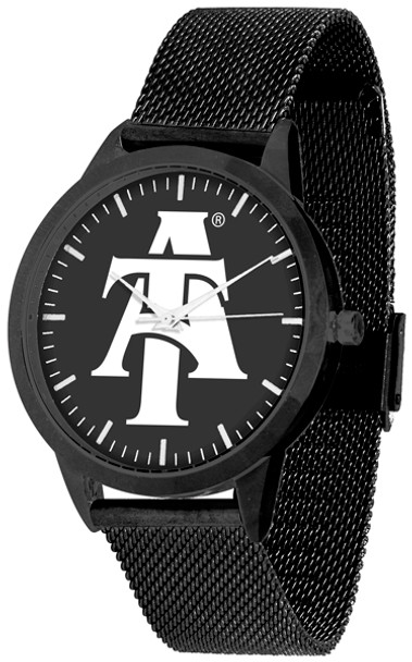 North Carolina A&T Aggies - Mesh Statement Watch - Black Band - Black Dial