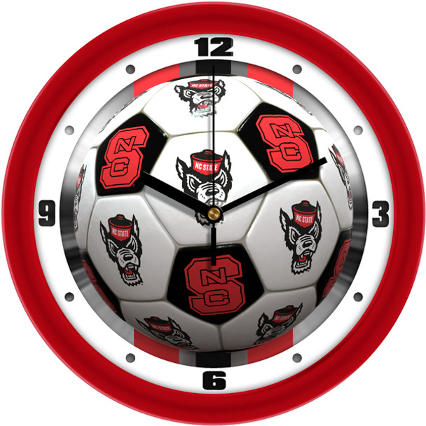 North Carolina State Wolfpack- Soccer Team Wall Clock