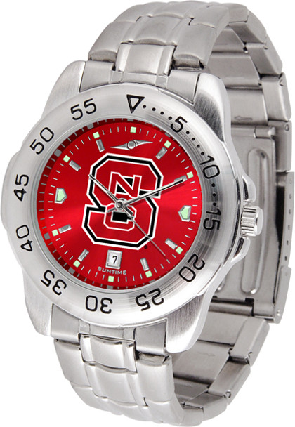 Men's NC State Wolfpack - Sport Steel AnoChrome Watch