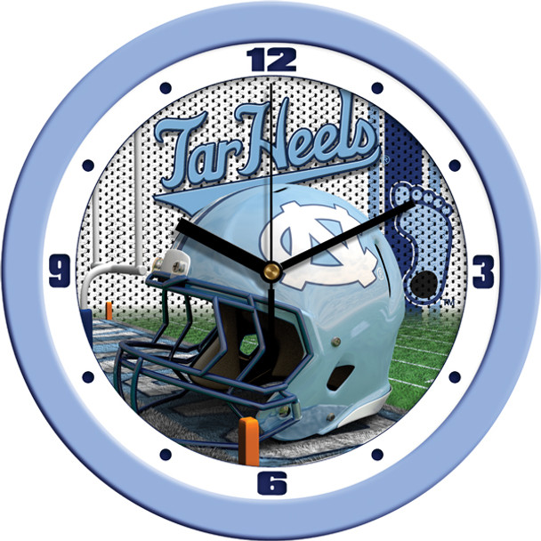 North Carolina - University Of - Football Helmet Team Wall Clock