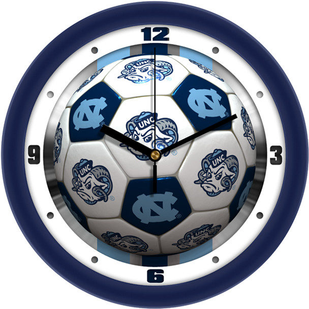 North Carolina - University Of- Soccer Team Wall Clock