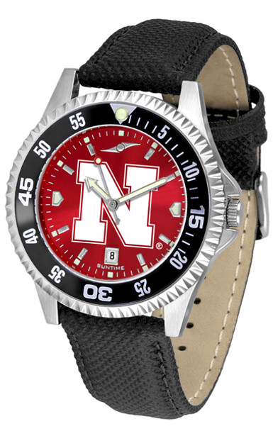 Men's Nebraska Cornhuskers - Competitor AnoChrome - Color Bezel Watch