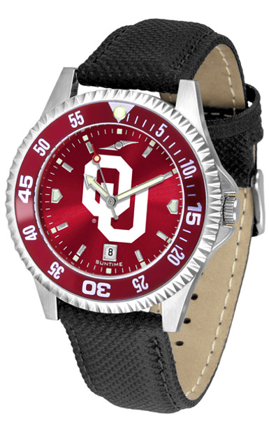 Men's Oklahoma Sooners - Competitor AnoChrome - Color Bezel Watch