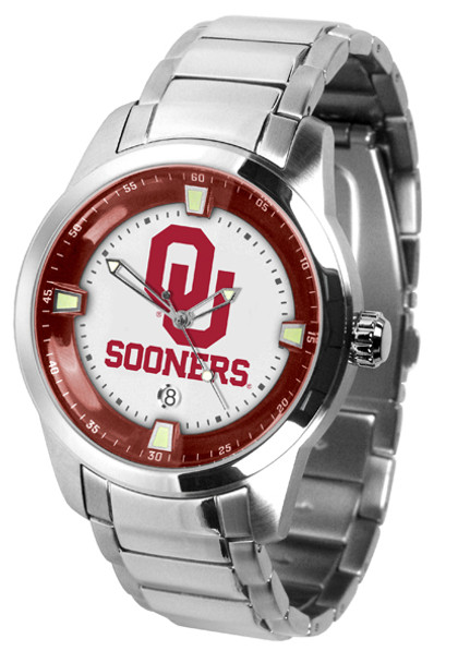 Men's Oklahoma Sooners - Titan Steel Watch