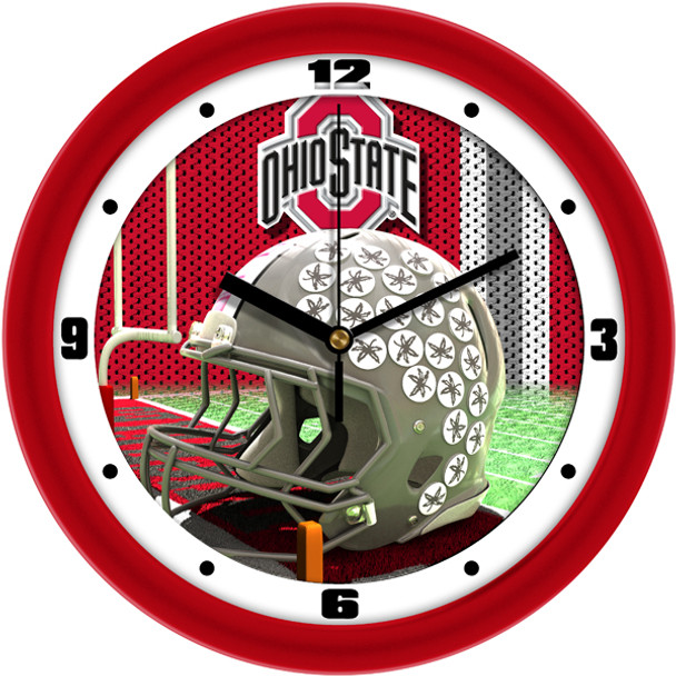 Ohio State Buckeyes - Football Helmet Team Wall Clock