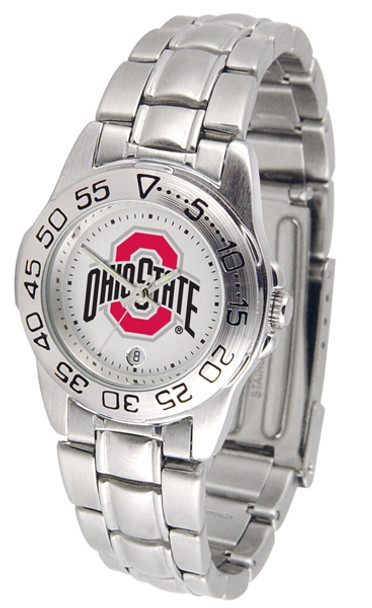 Ladies' Ohio State Buckeyes - Sport Steel Watch