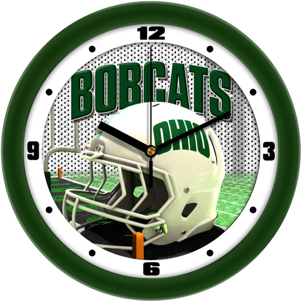 Ohio University Bobcats - Football Helmet Team Wall Clock