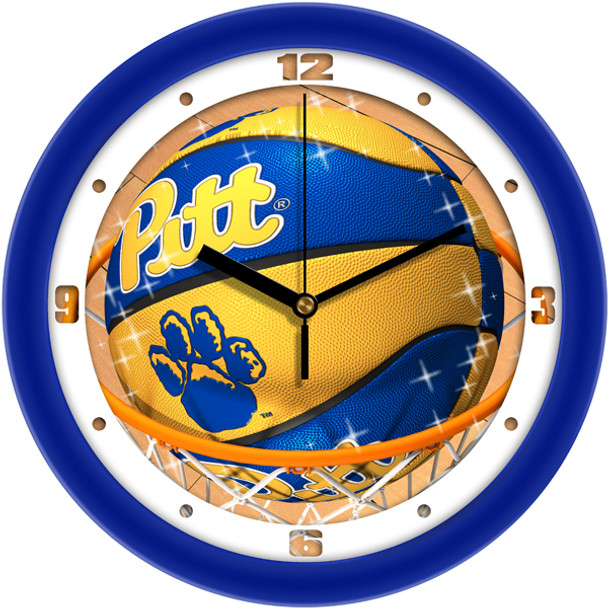 Pittsburgh Panthers - Slam Dunk Team Wall Clock