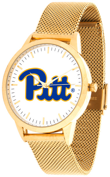 Pittsburgh Panthers - Mesh Statement Watch - Gold Band