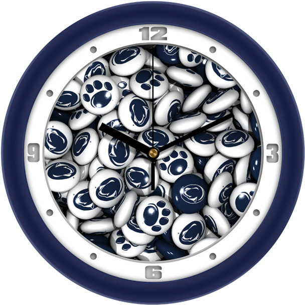 Penn State Nittany Lions - Candy Team Wall Clock