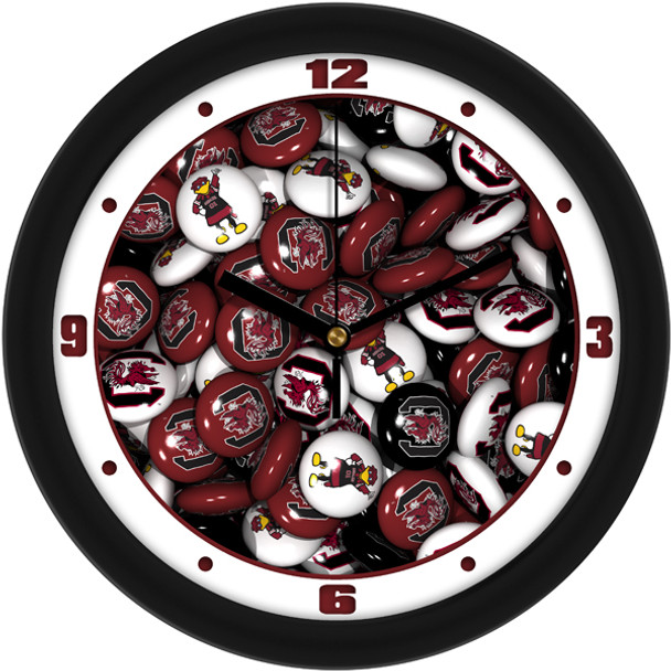 South Carolina Gamecocks - Candy Team Wall Clock