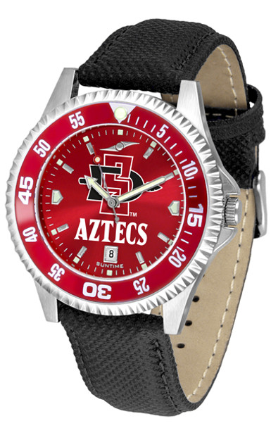 Men's San Diego State Aztecs - Competitor AnoChrome - Color Bezel Watch