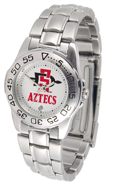 Ladies' San Diego State Aztecs - Sport Steel Watch