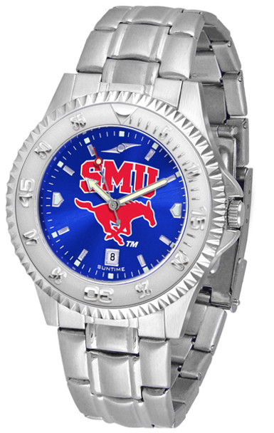 Men's Southern Methodist University Mustangs - Competitor Steel AnoChrome Watch