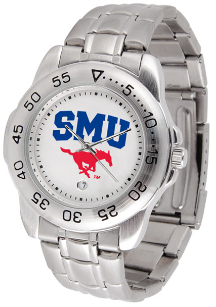 Men's Southern Methodist University Mustangs - Sport Steel Watch